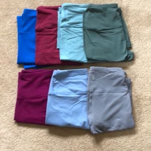 Assorted leggings lululemon dupes